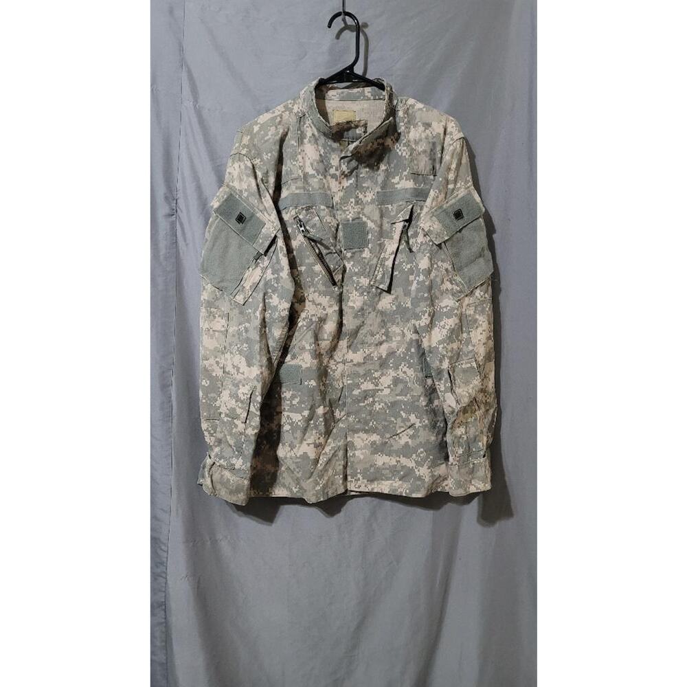 US Army ACU Digital Camo Jacket Medium Regular | Military Combat Coat #37e